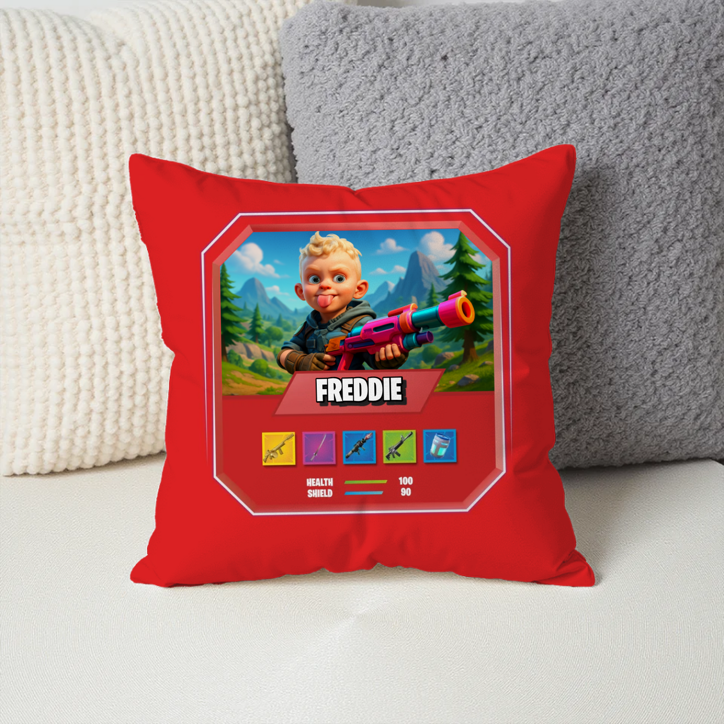 Battle Royale Cushion AI Red