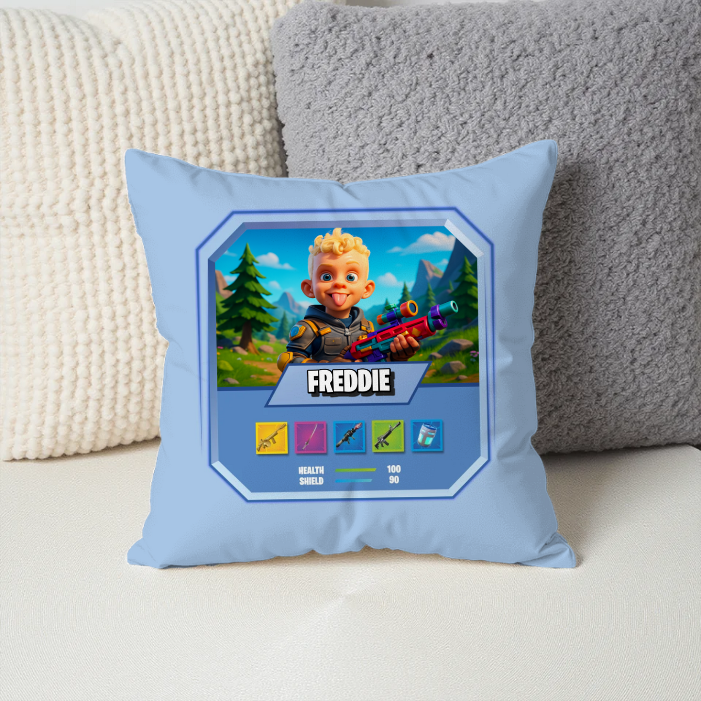 Battle Royale Cushion AI Light Blue