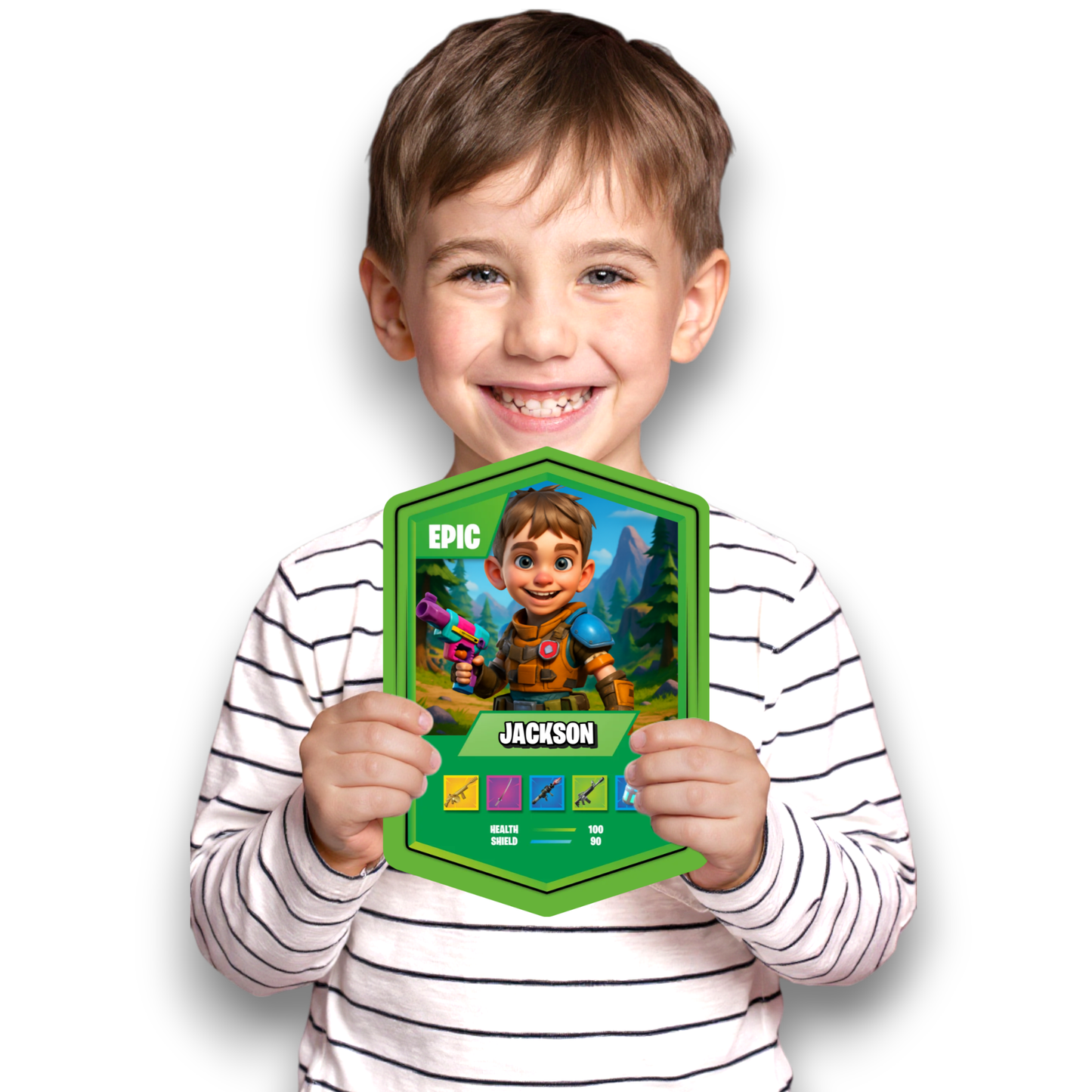 Battle Royale Card AI Green