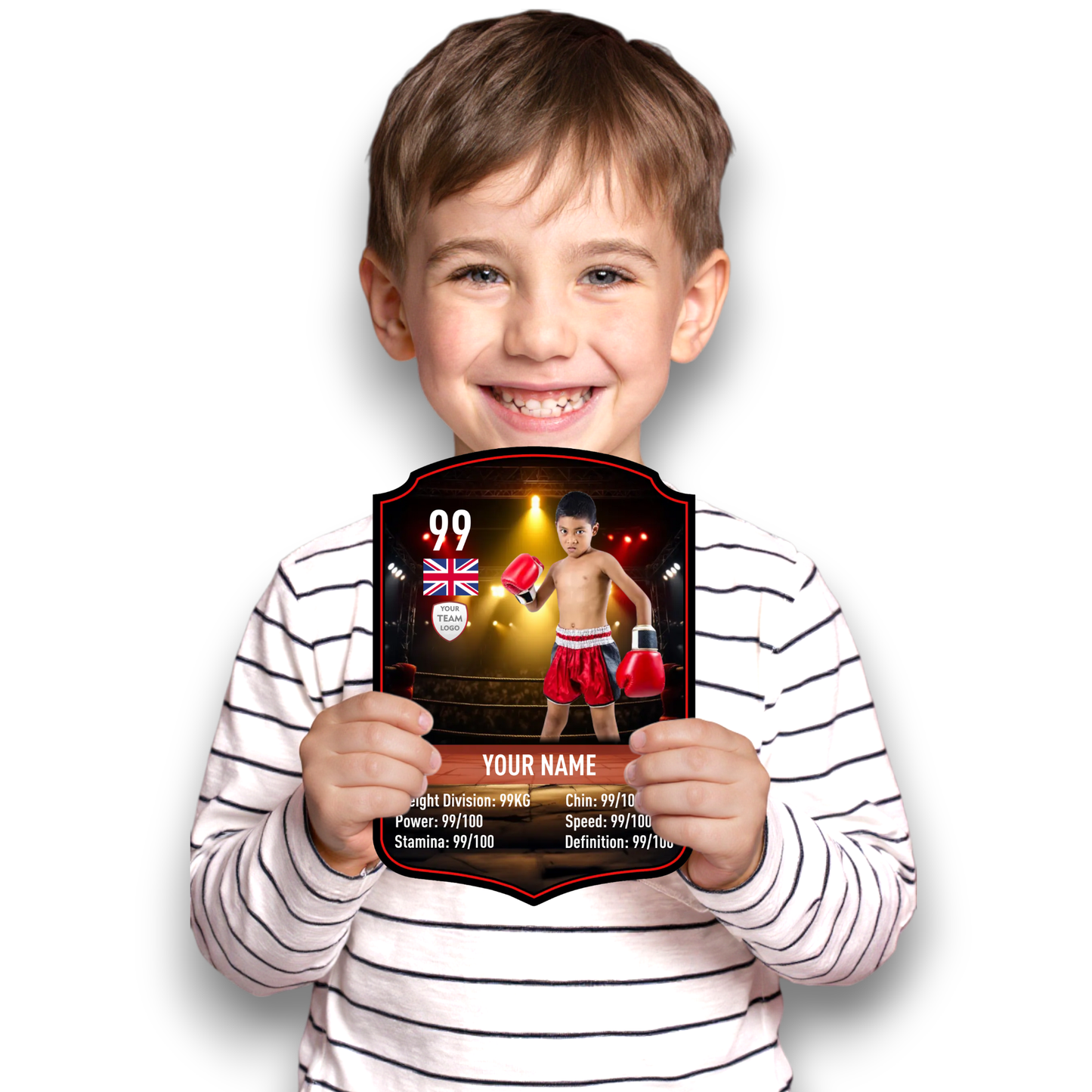 Boxing Card Design 3