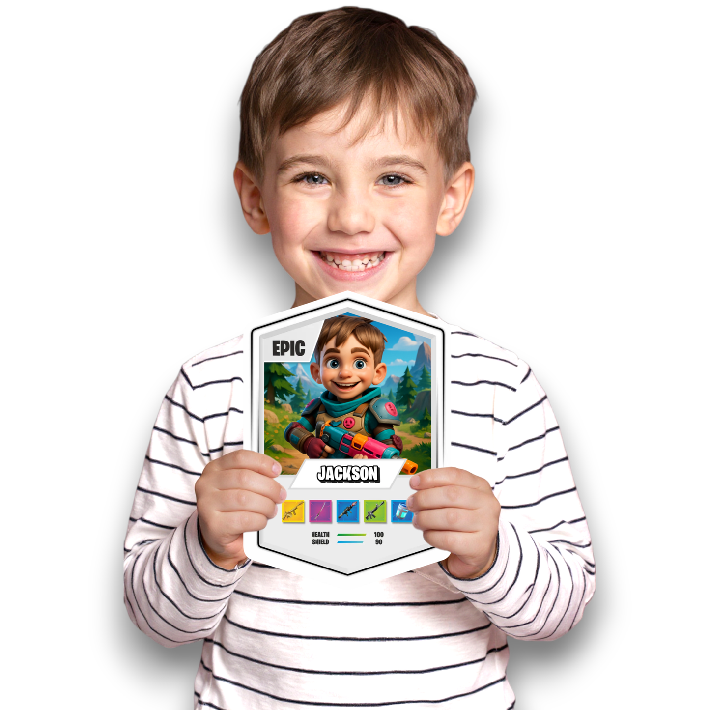 Battle Royale Card AI White