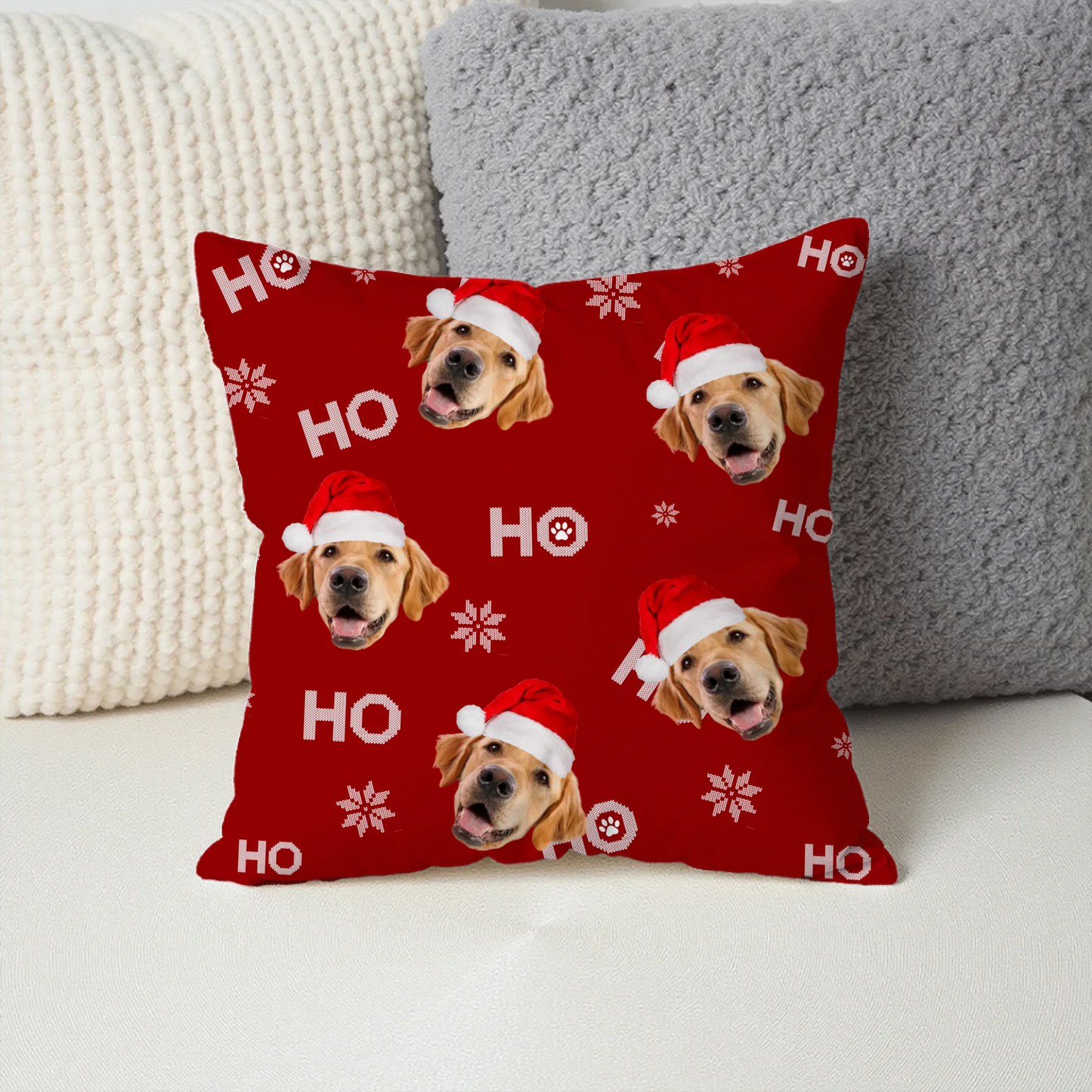 Your dog on a cushion