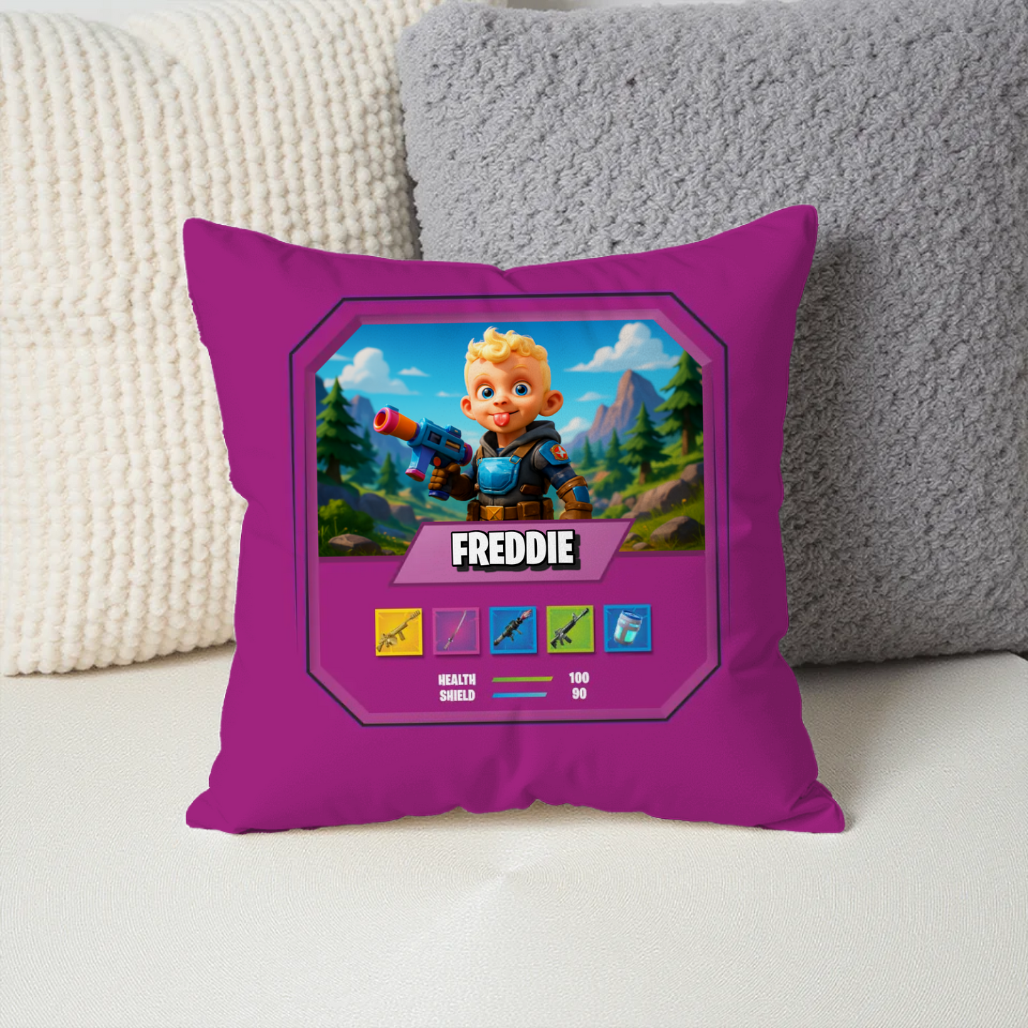 Battle Royale Cushion AI Purple