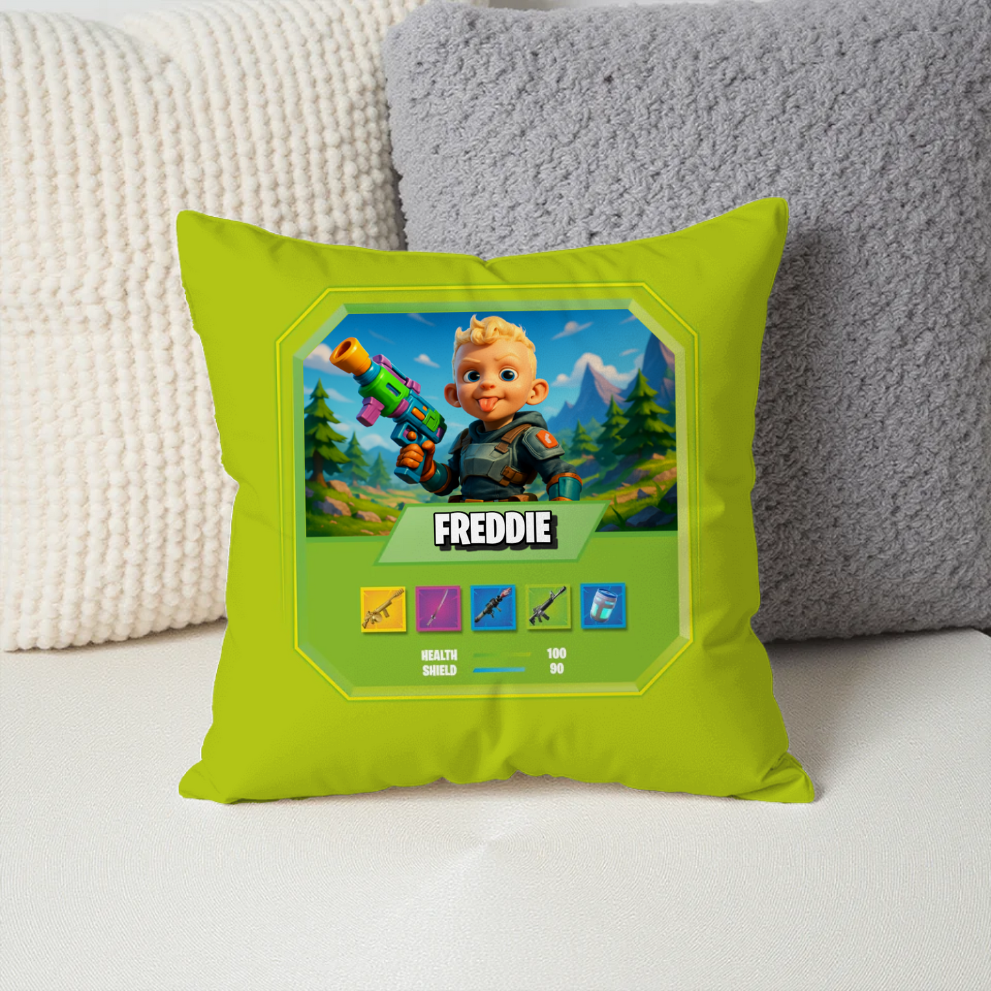 Battle Royale Cushion AI Lime Green