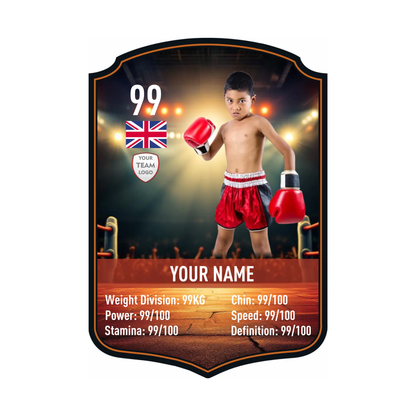 Boxing Card Design 4