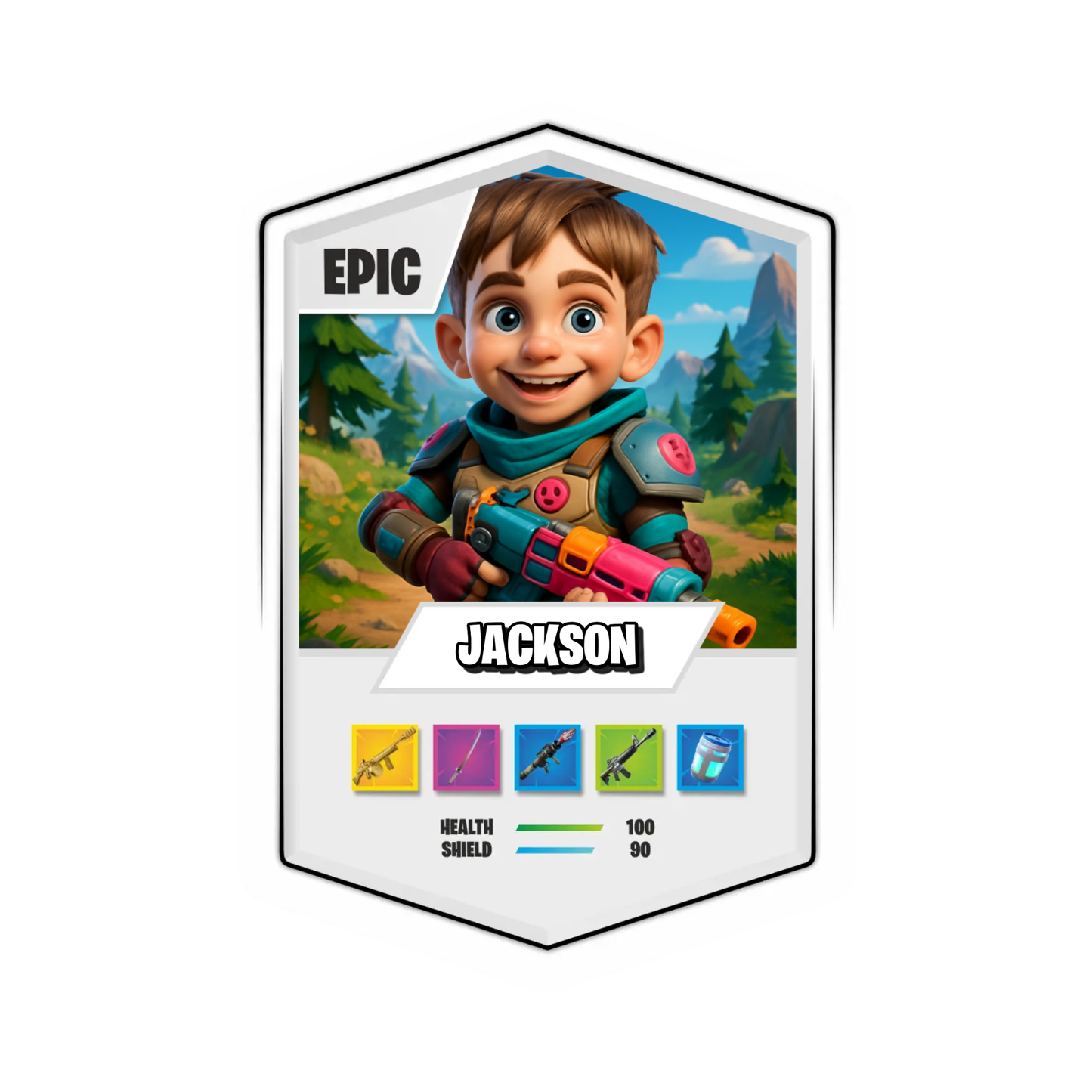 Battle Royale Card AI White