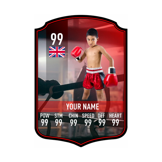 Boxing Card Design 1