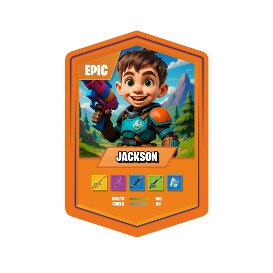 Battle Royale Card AI Orange
