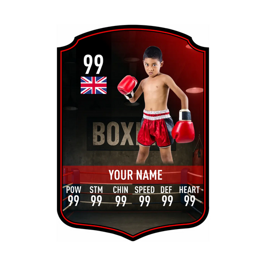 Boxing Card Design 2