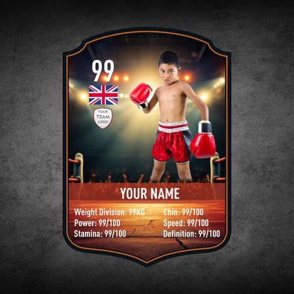 Boxing Card Design 4