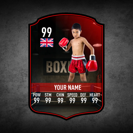 Boxing Card Design 2