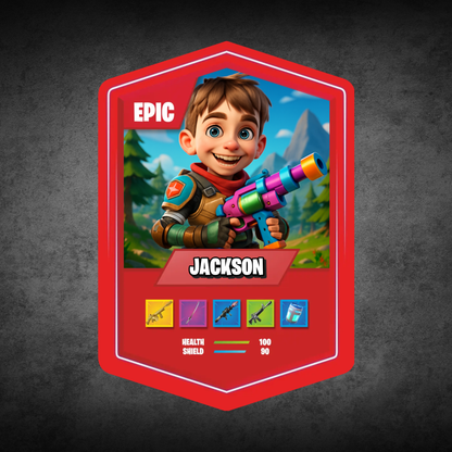 Battle Royale Card AI Red