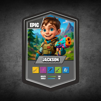 Battle Royale Card AI Black