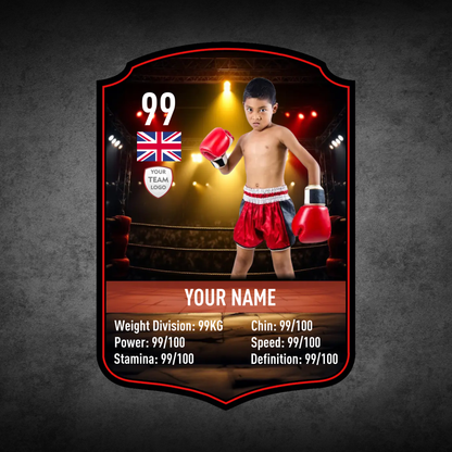 Boxing Card Design 3