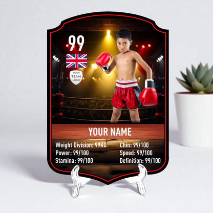 Boxing Card Design 3