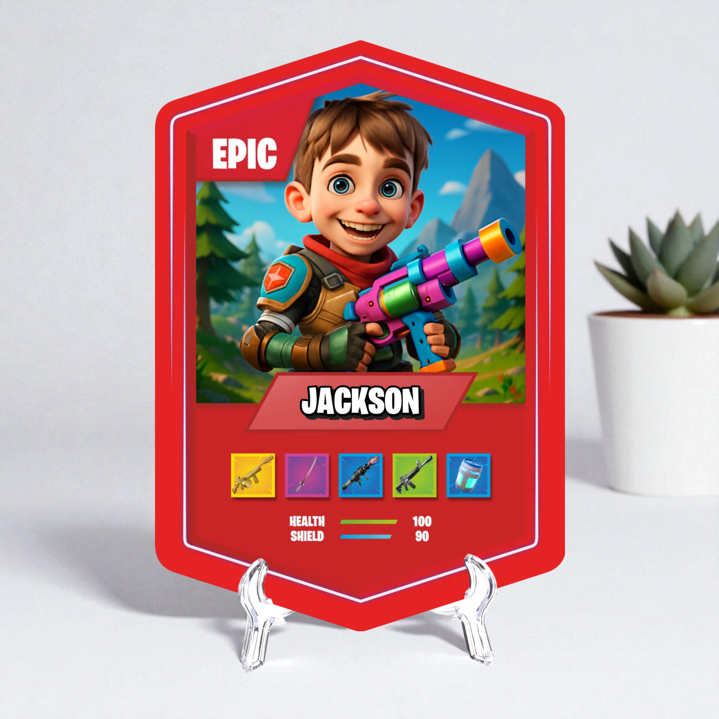 Battle Royale Card AI Red