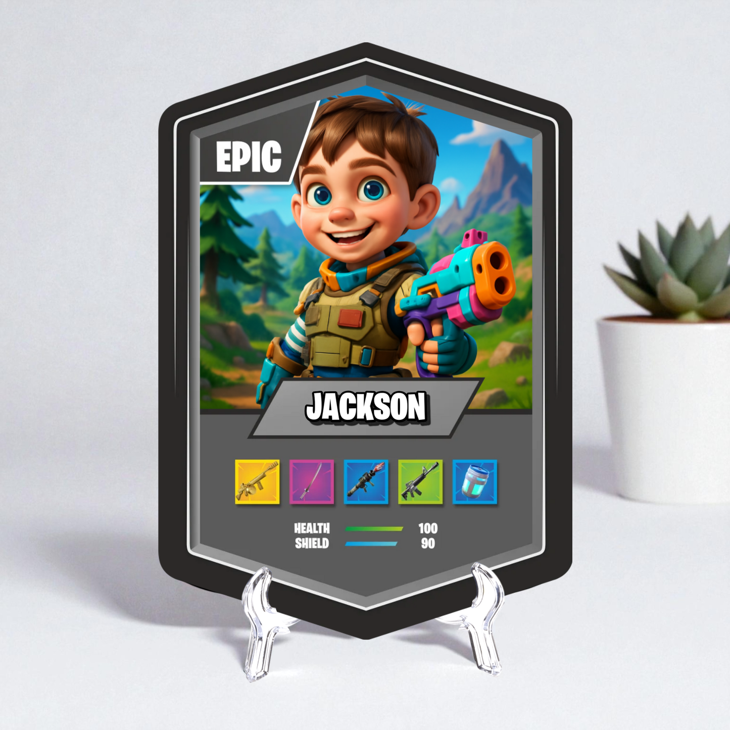 Battle Royale Card AI Black