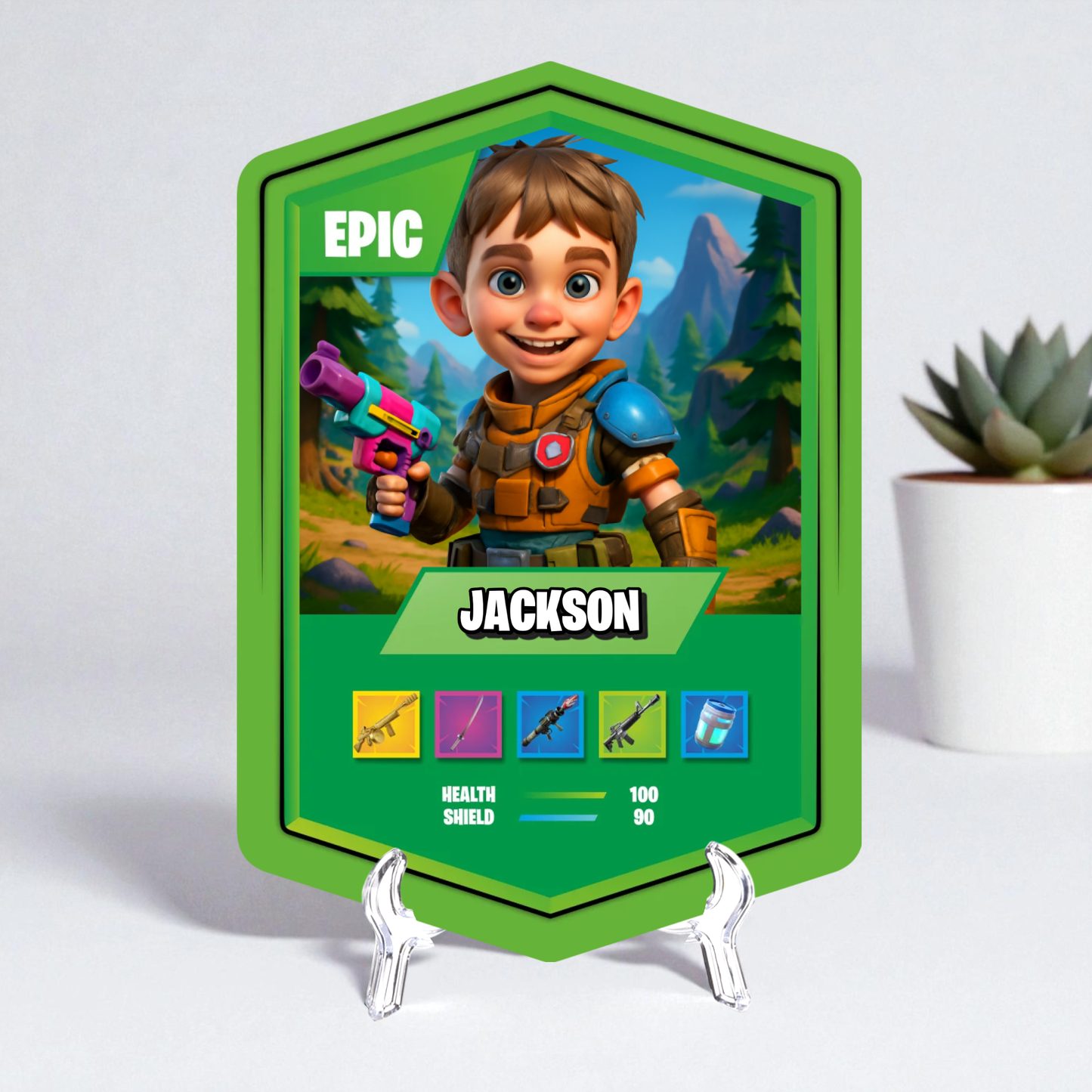 Battle Royale Card AI Green