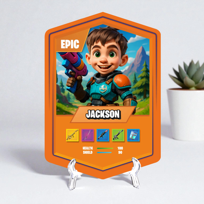 Battle Royale Card AI Orange