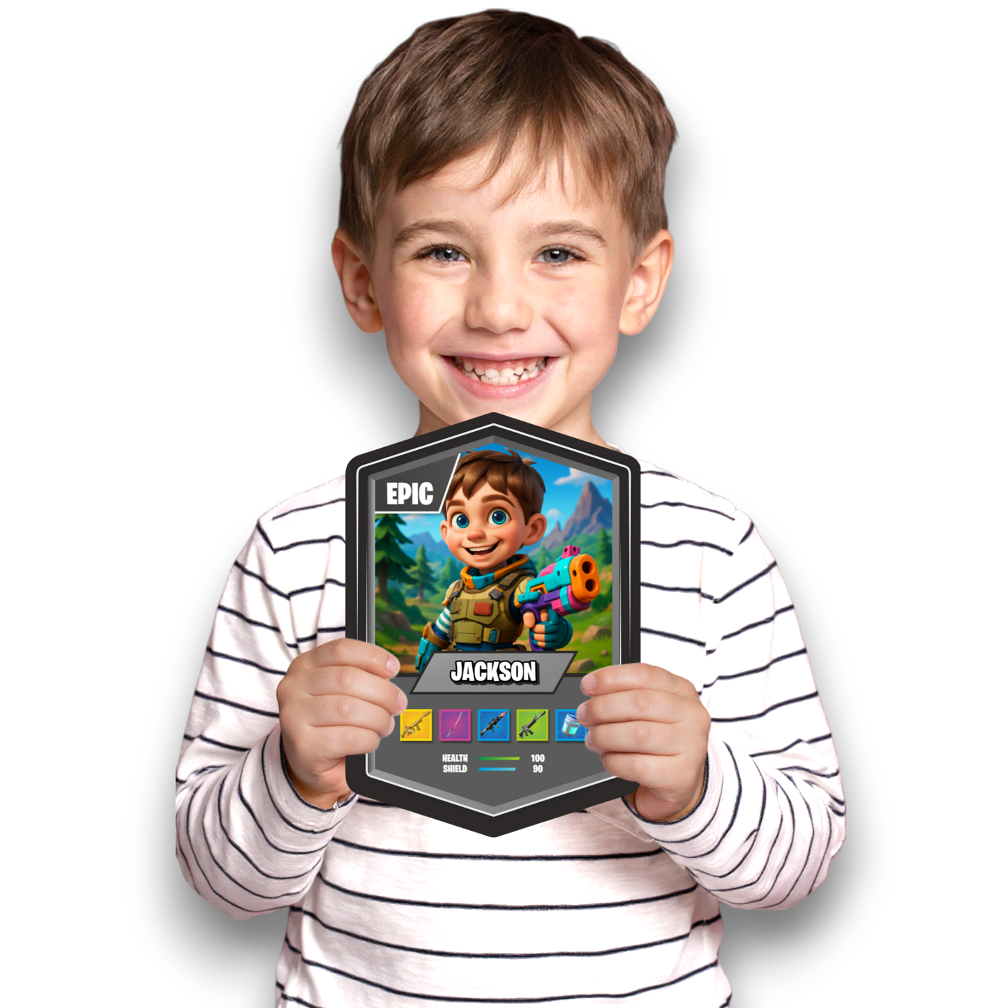 Battle Royale Card AI Black