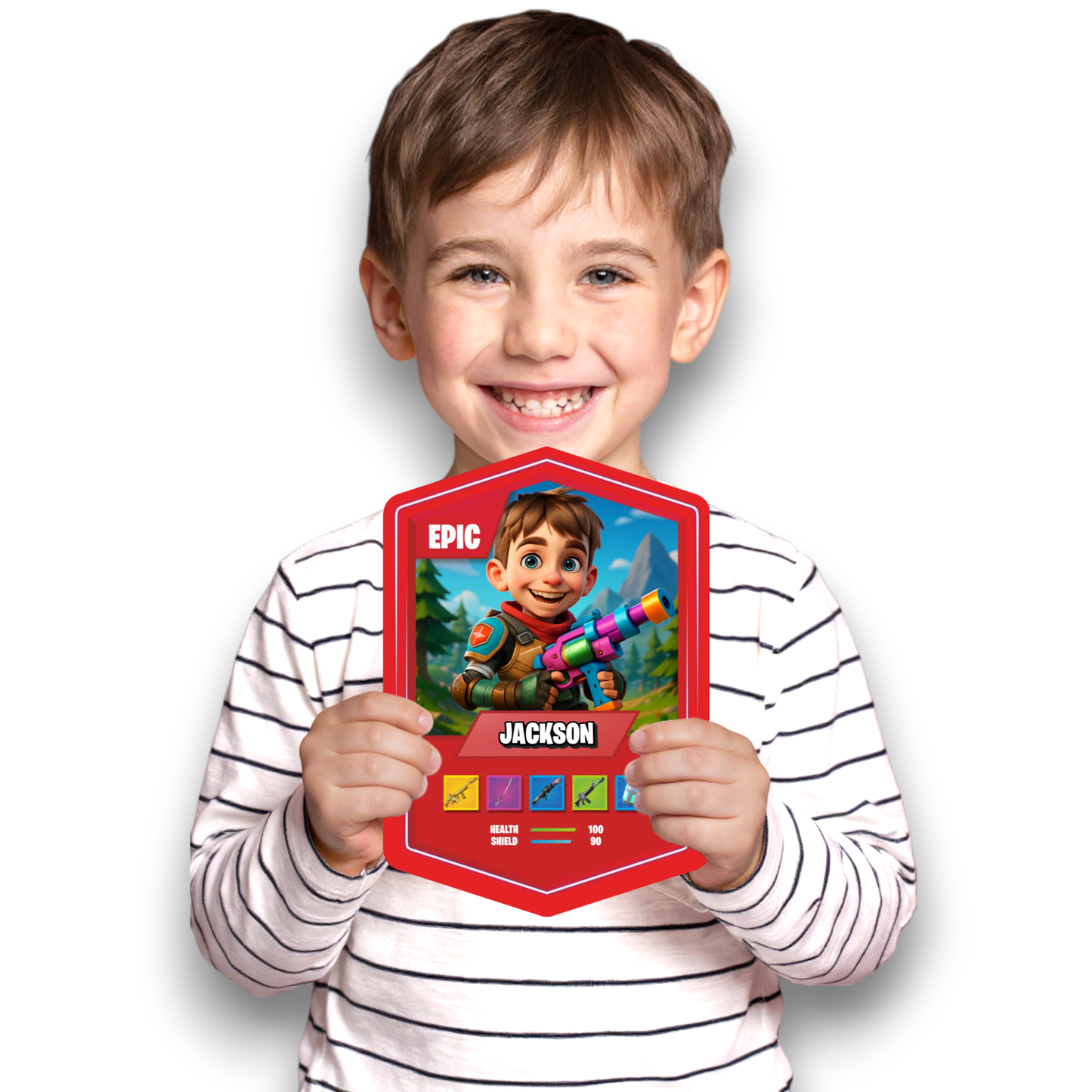 Battle Royale Card AI Red