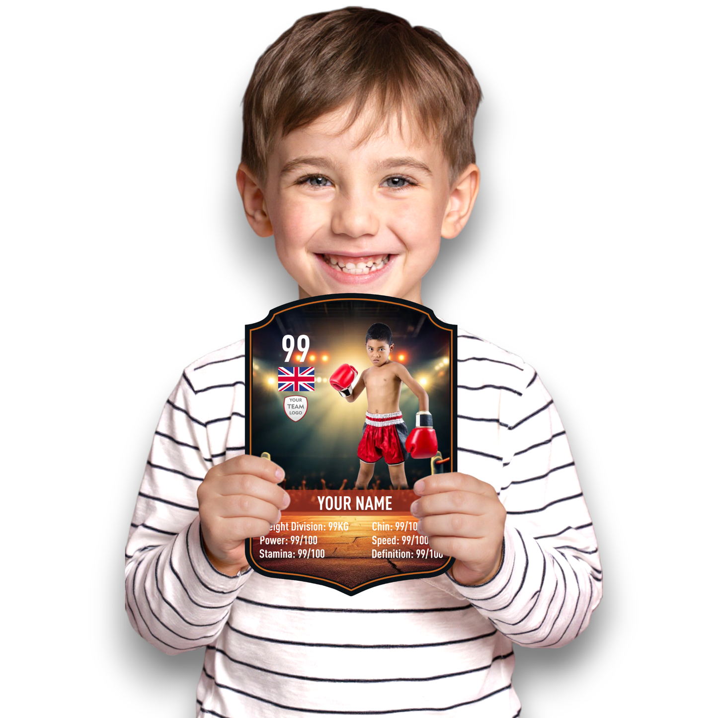 Boxing Card Design 4